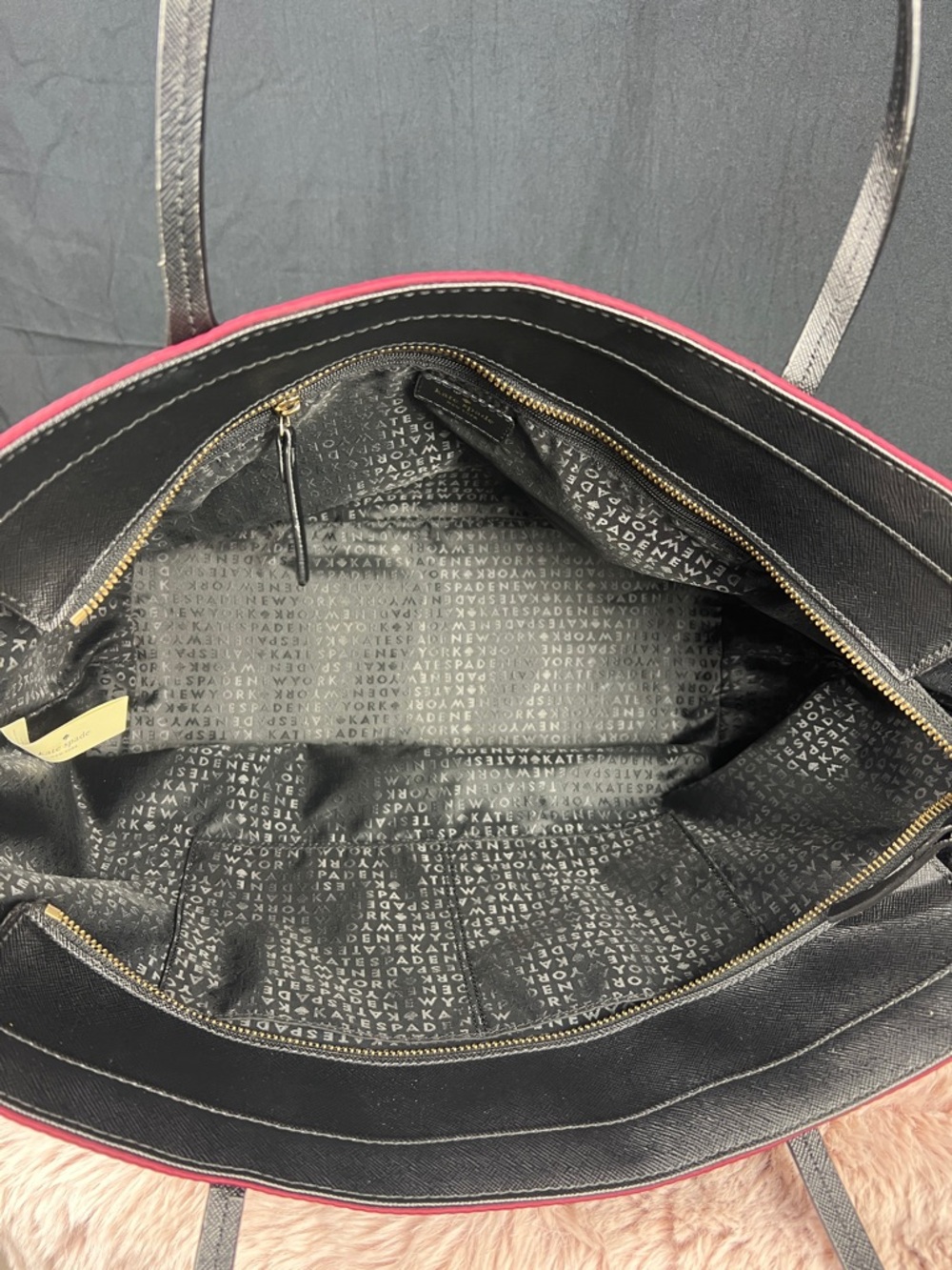 Kate Spade Blake Avenue Margareta Tote Merlot Burgundy EUC - Picture 12 of 13